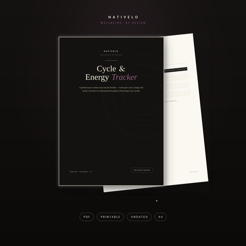 Know Your Rhythm — Track Your Cycle, Energy & Mood to Understand Your Natural Month