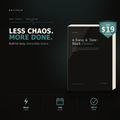 Less Chaos, More Done — A Focus & Time-Block Planner Built for Busy, Distractible Brains