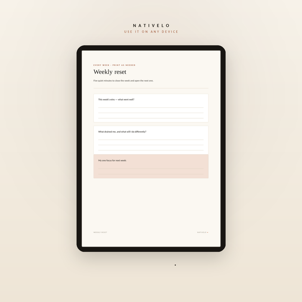 Show Up For Yourself — 90 Days of Guided Reflection, One Honest Page at a Time